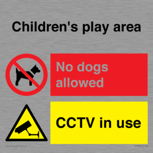 Children's play area. No dogs allowed, CCTV in use